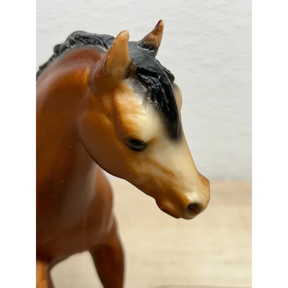 Vtg 1979 Breyer Running Mare Horse Plastic Mold Model # 124 Bay